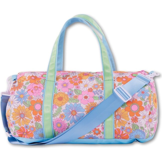 Duffle Bag With Initial Patches, Floral - Bags - 2