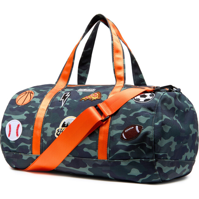 Duffle Bag With Patches, Camo - Bags - 3
