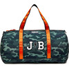 Duffle Bag With Inital Patches, Camo - Bags - 1 - thumbnail