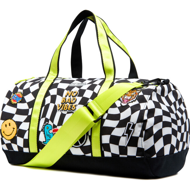 Duffle Bag  With Patches Checkered - Bags - 3