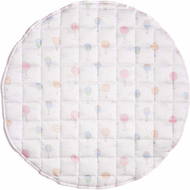 Touch The Sky Print Round Play Mat, Pink