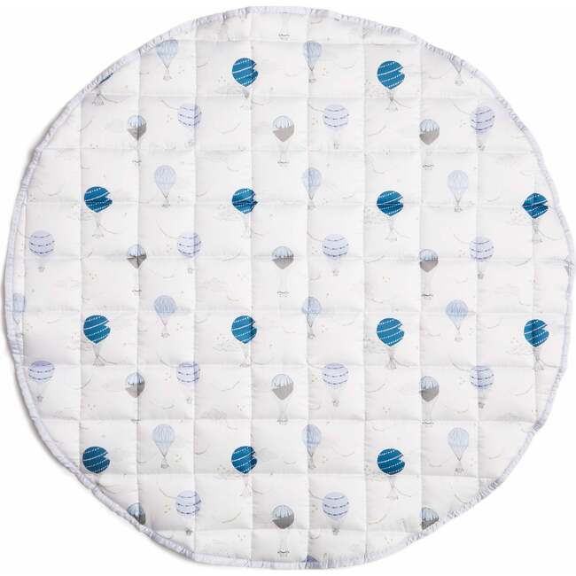 Touch The Sky Print Round Play Mat, Blue