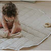 Picnic Gingham Round play Mat, Beige - Playmats - 4