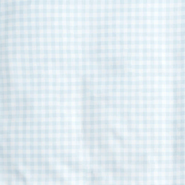 Picnic Gingham Print Duvet Twin Set, Blue - Duvet Sets - 4