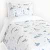 Never Stop Exploring Print Twin Set, Ivory - Duvet Sets - 2