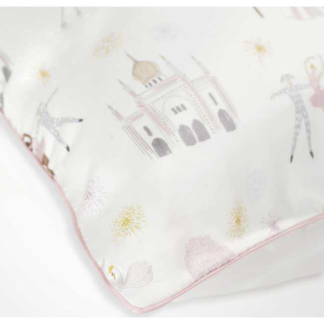 Adventures In Wonderland Print Twin Set, Ivory - Duvet Sets - 2