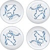 Ribbon Dinner Plate, Blue - Tableware - 1 - thumbnail