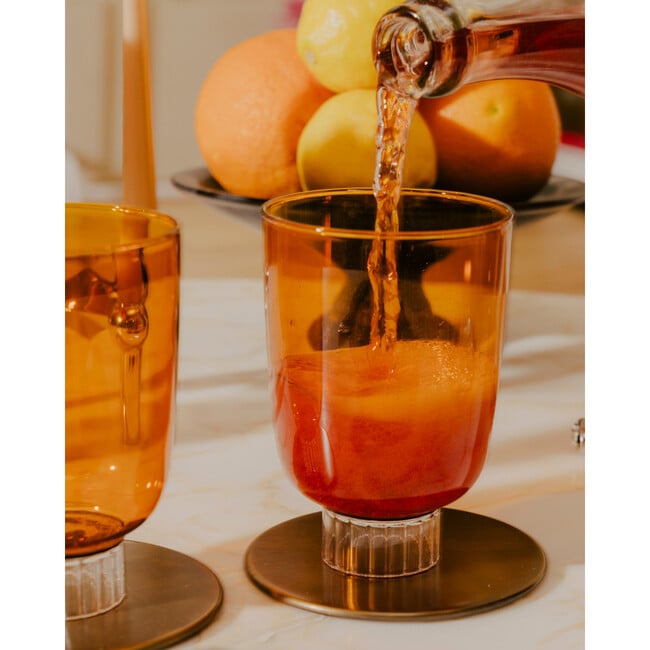 Romantic Glasses Petite, Amber - Tableware - 2