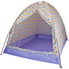 Indoor/Outdoor Camping Play Tent, Happy Daisy Stripes - Play Tents - 1 - thumbnail