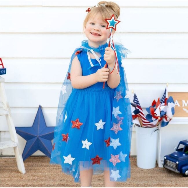 Patriotic Star Wand, Multi - Costume Accessories - 3