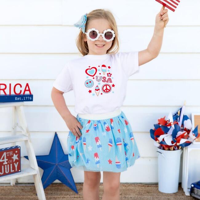 Bomb Pop Tutu, Blue - Tutus - 3