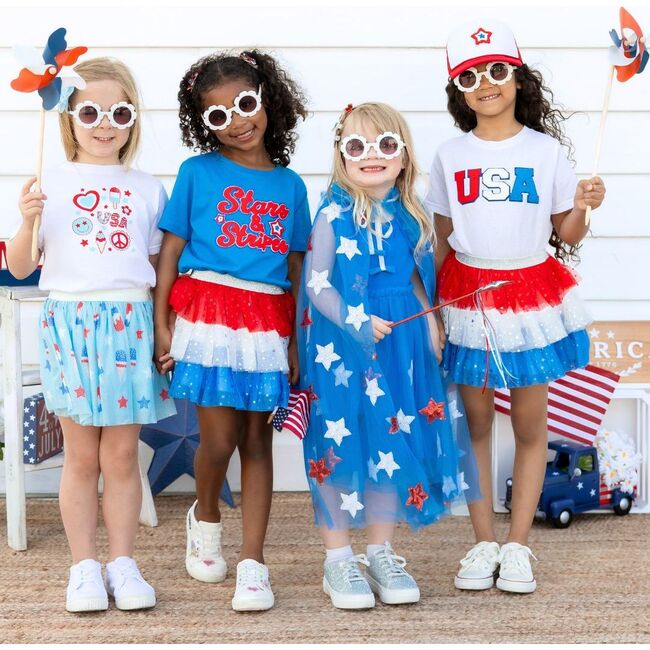 Bomb Pop Tutu, Blue - Tutus - 5