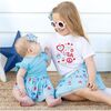 Bomb Pop Short Sleeve Tutu Bodysuit, Blue - Onesies - 3