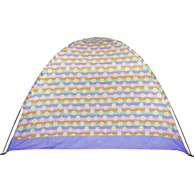 Indoor/Outdoor Camping Play Tent, Happy Daisy Stripes - Play Tents - 6