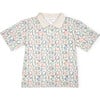 Organic Play Polo in Fairway Print - T-Shirts - 1 - thumbnail