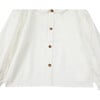 Winnie Peter Pan Collar Long Sleeve Blouse, Off-White - Blouses - 6