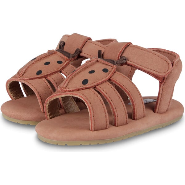 Tuti Sky Lady Bird Nubuck Sandal, Walnut