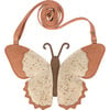 Toto Papillon Suede Purse, Cream Metallic - Bags - 1 - thumbnail