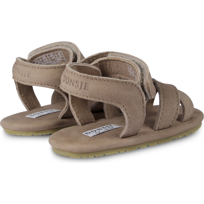 Tobi Nubuck Cross Strap Sandals, Truffle - Sandals - 4