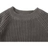 Stella Rib Knit Sweater, Dark Taupe - Sweaters - 4