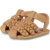 Pam Classic Leather Braided 3-Strap Sandals, Camel - Sandals - 1 - thumbnail