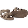 Tobi Nubuck Cross Strap Sandals, Truffle - Sandals - 5