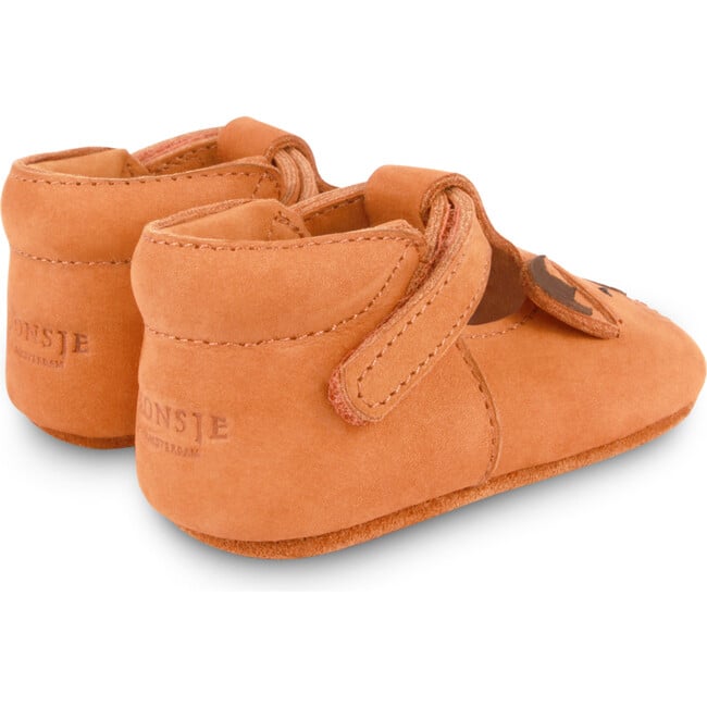 Spark Fox Classic Nubuck T-Bar Shoes, Maple - Crib Shoes - 4