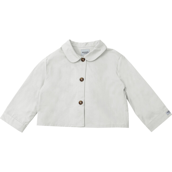 Noomi Peter Pan Collar 3-Buttoned Jacket, Ecru