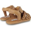 Pam Classic Leather Braided 3-Strap Sandals, Camel - Sandals - 3