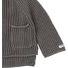 Stella Rib Knit Sweater, Dark Taupe - Sweaters - 6