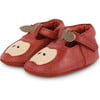 Nanoe Apple Classic Leather T-Bar Shoes, Scarlet - T-Straps - 1 - thumbnail