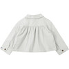 Noomi Peter Pan Collar 3-Buttoned Jacket, Ecru - Jackets - 3