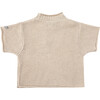 Sove Ribbed Short Sleeve Sweater, Soft Sand - Sweaters - 3