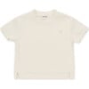 Miro Crew Neck Short Sleeve 2-Split Hem T-Shirt, Soft Lily - T-Shirts - 1 - thumbnail