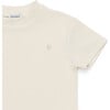 Miro Crew Neck Short Sleeve 2-Split Hem T-Shirt, Soft Lily - T-Shirts - 3