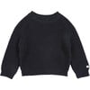 Jade Rib Knit Drop Shoulder Sweater, Dark Spruce - Sweaters - 1 - thumbnail