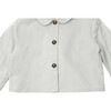 Noomi Peter Pan Collar 3-Buttoned Jacket, Ecru - Jackets - 5