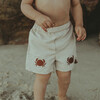 Seba Crab Swim Shorts, Sand - Swim Trunks - 2