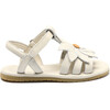 Iles Fields Daisy Leather Sandals, Off-White - Sandals - 4