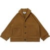 Skief Drop Shoulder 2-Pocket Cardigan, Camel - Cardigans - 1 - thumbnail