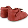 Nanoe Apple Classic Leather T-Bar Shoes, Scarlet - T-Straps - 4