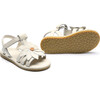 Iles Fields Daisy Leather Sandals, Off-White - Sandals - 6
