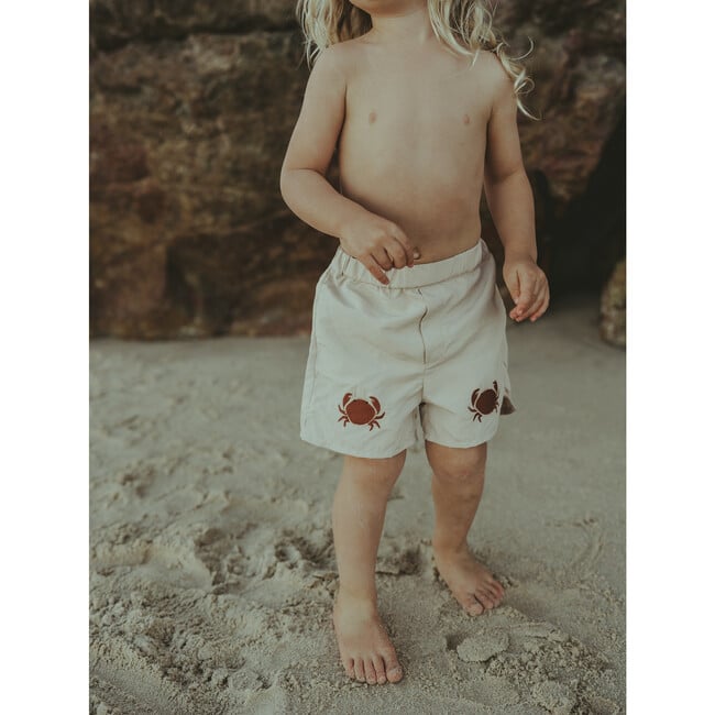 Seba Crab Swim Shorts, Sand - Swim Trunks - 6