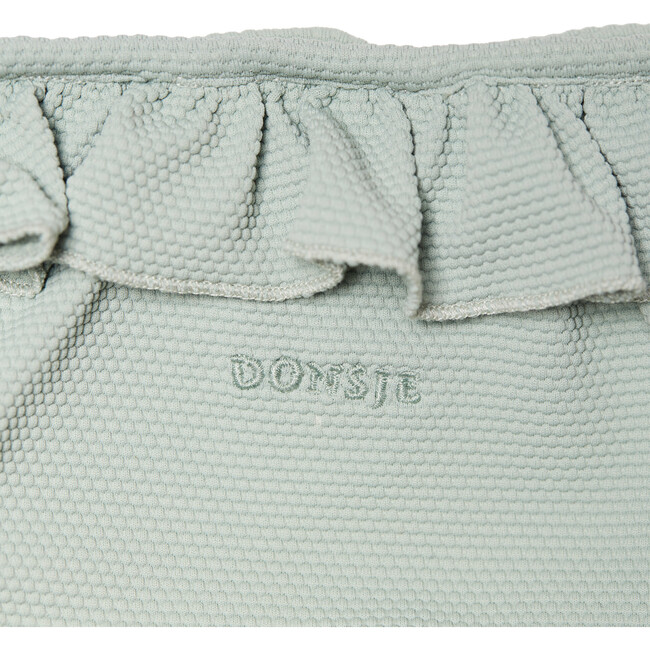 Sisi Watermelon Patch Ruffle Waist & Trim Swimming Briefs, Desert Sage - Two Pieces - 5