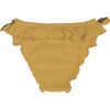 Sisi Lemon Patch Ruffle Waist & Trim Swimming Briefs, Soft Honey - Two Pieces - 3