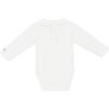 Davo Bunny Long Sleeve Long Sleeve Bodysuit, Off-White - Onesies - 2