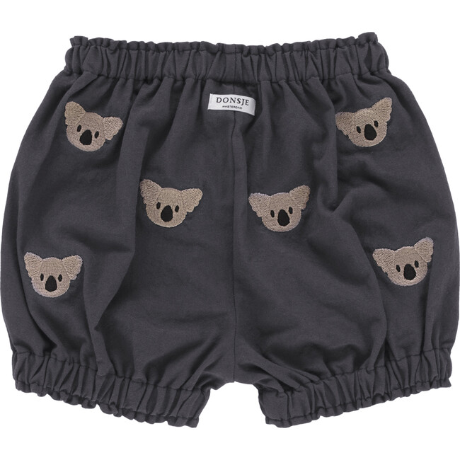 Carson Koala Embroidered Bloomers, Iron Grey - Bloomers - 2