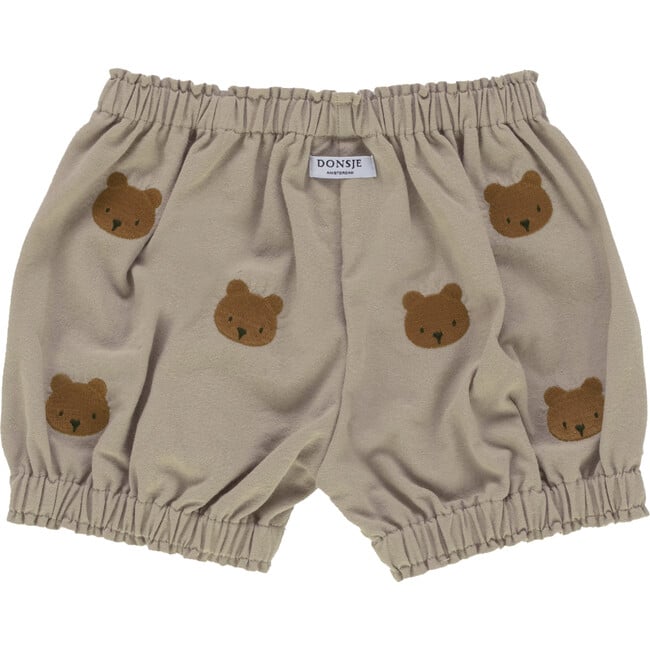 Carson Bear Embroidered Ruffle Hem Bloomers, Dusty Green - Bloomers - 2