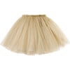 Pien Tulle Skirt, Vintage Khaki Metallic - Skirts - 3