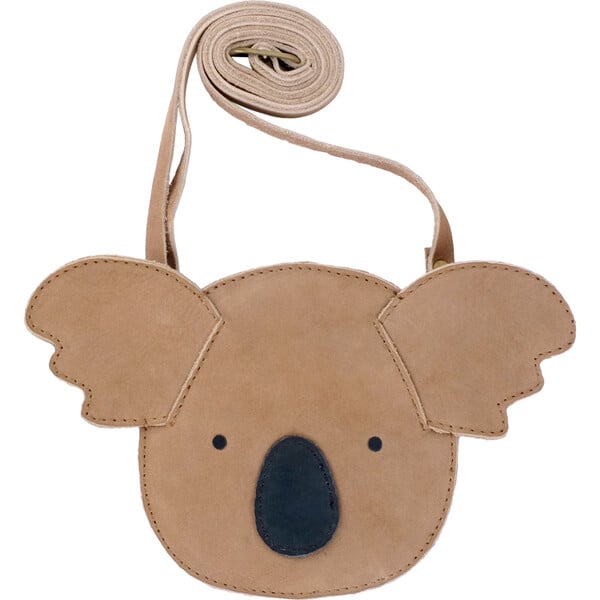 Britta Koala Classic Nubuck Purse, Truffle - Donsje